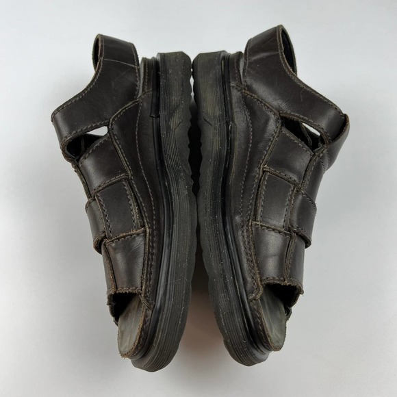 Doc Dr Martens Mens 12 Slingback Sandals Brown Leather Open Toe main image 8